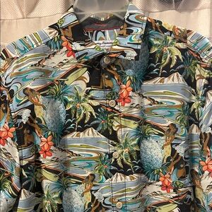 Tommy Bahama Multicolor Tropical Print Shirt